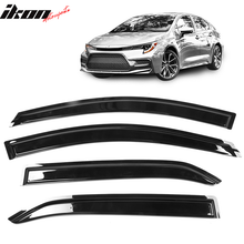 Fits 2020 Toyota Corolla Sedan Acrylic Window Visors 4Pc Set