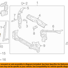 TOYOTA OEM 17-18 Corolla Radiator Core Support-Upper 5395102130