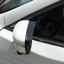 Carbon Fiber Style Side Rearview Mirror Rain Eyebrow for NISSAN ROGUE 2014- 2020