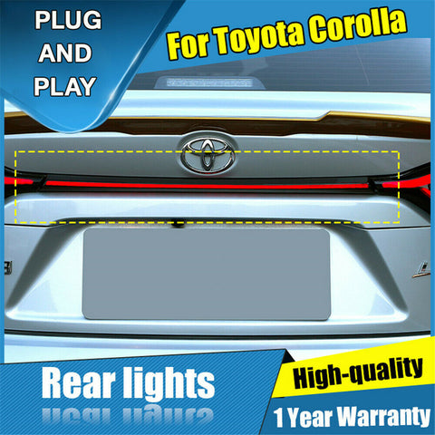 For Toyota US Corolla Dark LED Trunk lights Assembly LED Through light 2020-2021