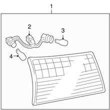 Genuine Toyota Combo Lamp Assembly 81670-AE010