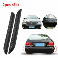 2x Car Stickers Rear Front Bumper Protector Soft Rubber Sheet Plate Protect Trim
