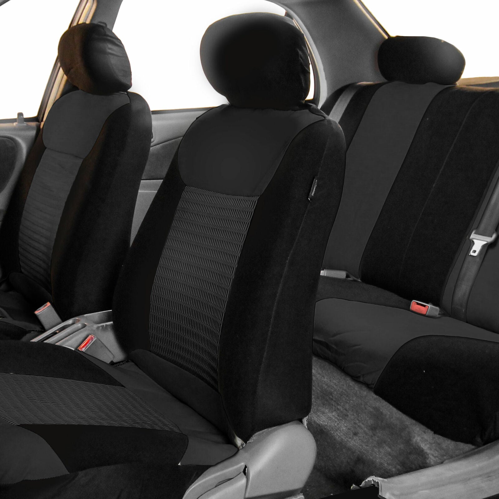 Seat Covers For Car SUV Van Auto Black Full set for Auto Full Set Most Cars