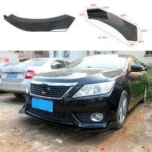 2x Black Front Bumper Splitter Lip Chin Body Protector Diffuser Universal Car
