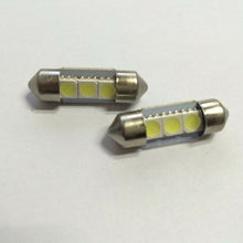 2x Xenon White 36mm 3-SMD 5050 LED Car Auto Dome Bulb Visor Vanity Mirror Lights