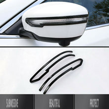 For Nissan Rogue 2014-2020 ABS Carbon Fiber Rearview Side Mirror Cover Trim 2pcs