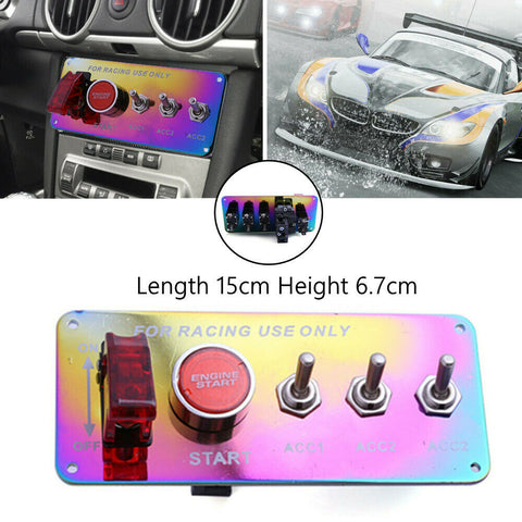 Automobile RV Refit Combination Rocker Type Panel Switch Ignition Switch Control