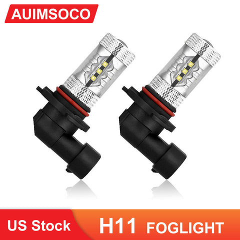 H11 H9 H8 LED Fog Light Bulb DRL Driving Lamp 6000K For 2005-2016 Ford Escape 2x