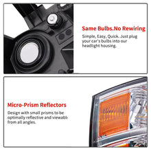 Headlights Assembly for 2007-2014 Chevy Silverado 1500 2500 HD 3500 HD Headlamps