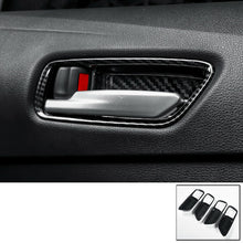 For Toyota Corolla 2019-20 ABS Carbon fiber Interior door bowl cover trim 4Pcs