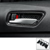 For Toyota Corolla 2019-20 ABS Carbon fiber Interior door bowl cover trim 4Pcs
