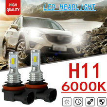 2x 70W H11 Bright LED Headlights kit Low Beam for Mazda CX-5 2013-15 6000K White