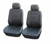 2 Black PU Leather Front Car Seat Covers to Rouge 853 Black