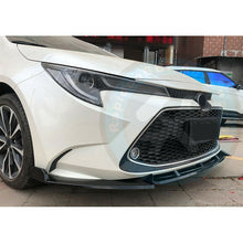 Fit For Toyota Corolla 2020-2022 Gloss Black Front Bumper Lip Body Kit Spoiler