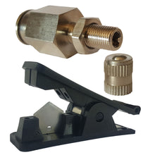 4 - 1/2" Schrader Inflation Fill Valves & Fast Hose Cut Tool Air Ride Suspension