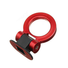 Car Red Ring Track Racing Tow Hook Look Decoration ABS Plastic Universal