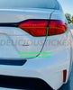 Fits 2020 Corolla RED Rear Tail Light Reverse Signal PreCut Overlays Vinyl SEDAN