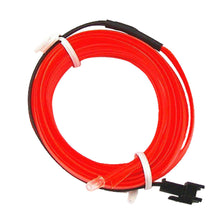 2M 12V EL Wire Red Cold light Neon Lamp Atmosphere Lights Unique Decor Accessory