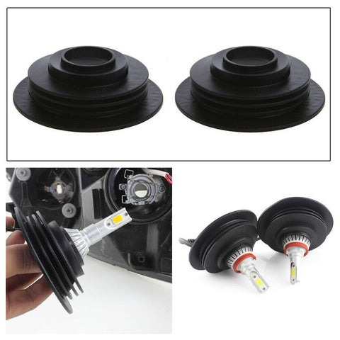 2pcs Car HID/LED Xenon Halogen Bulb Headlight Rubber Dust Cover Cap Universal