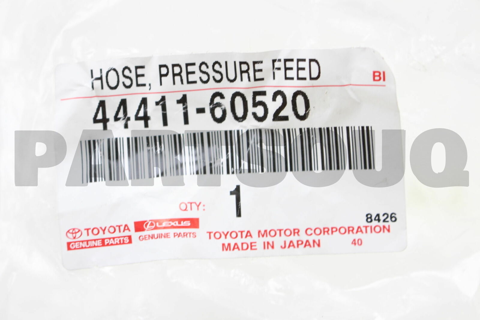 4441160520 Genuine Toyota HOSE, PRESSURE FEED 44411-60520