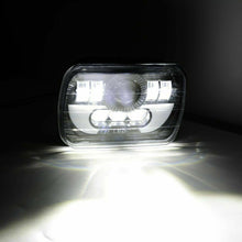 H6054 7x6" LED Headlight Hi/Lo Beam Halo DRL For Express Savana 1500 2500 3500