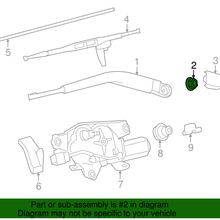 Genuine Toyota Wiper Arm Nut 90179-06158