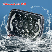 5x7" 7x6 LED Headlight Hi/Lo DRL Beam for Ford E-100 E-150 E-250 E-350 Econoline