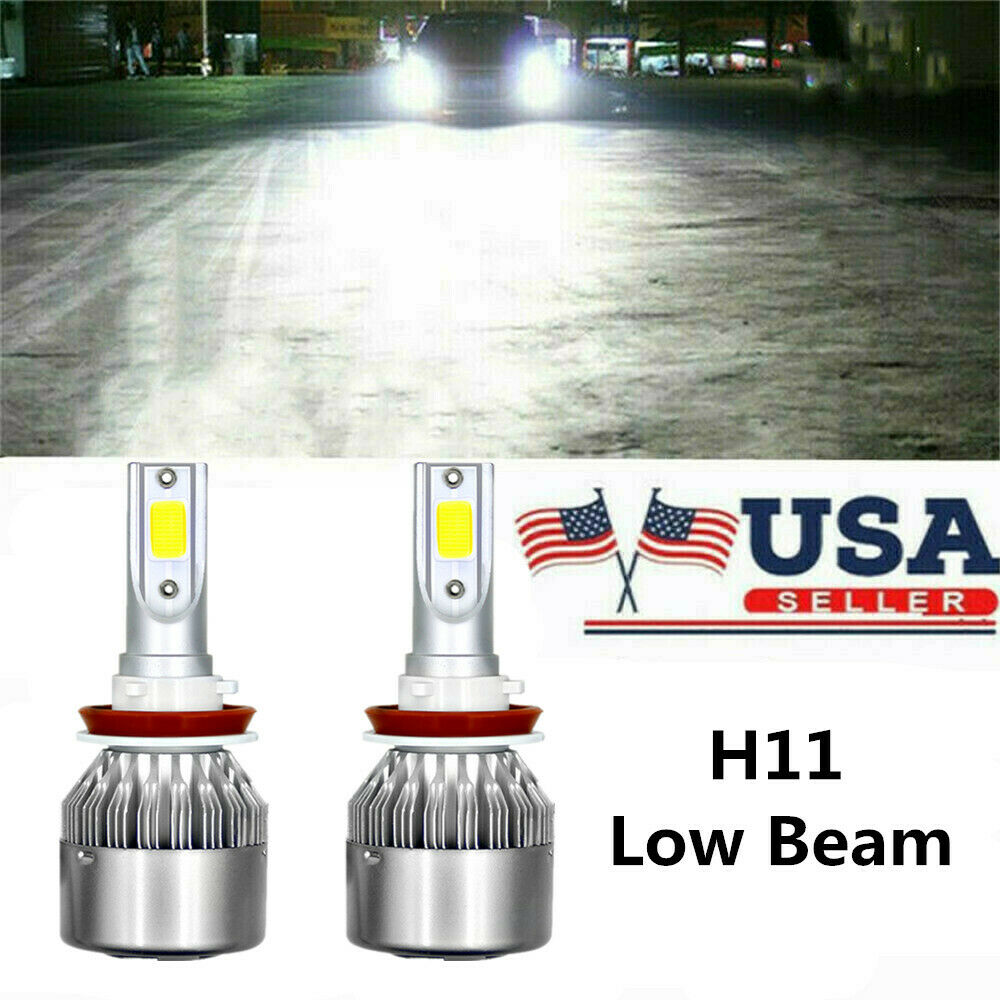 H11 LED Headlight Low Beam Bulb Super Bright For Chevy Silverado 1500 2500 07-15