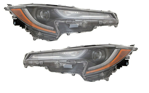 fit TOYOTA COROLLA 2020 L LE HEADLIGHTS HEAD LIGHT FRONT LAMPS PAIR W/BULBS