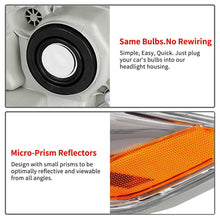 Headlights Assembly for 2007-2009 Toyota Camry Projector Headlamps Replacement