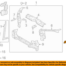 TOYOTA OEM 17-18 Corolla Radiator Core Support-Air Deflector Left 5329402240