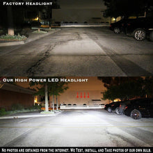 4 Bulbs Kit 9005 9006 Fanless LED 498000LM Combo Headlight High Low Beam 6000K