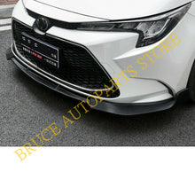 Matte Black Front Bumper Diffuser Lip Spoiler For Toyota Corolla L LE XLE 2020