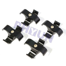 8PCS Black AN12 24MM Braided Hose Tube Clamp Separator Fittings Bracket Holder