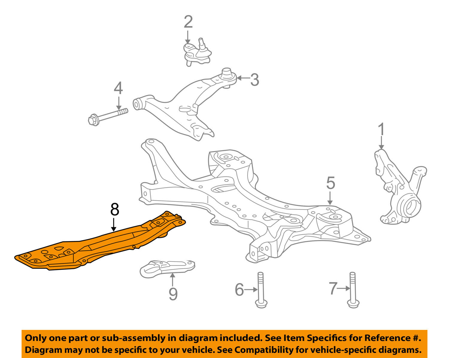 TOYOTA OEM 14-18 Corolla Front Suspension-Engine Support 5120402080