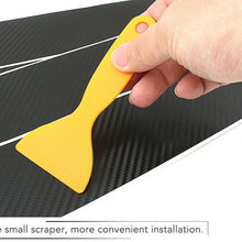 4x Accessories Car Stickers Carbon Fiber Vinyl Auto Threshold Anti Scratch Cover