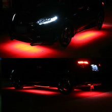 8 Color Underbody Under Glow Neon LED Lights 36" X 2 & 47" X 2 Brown Universal