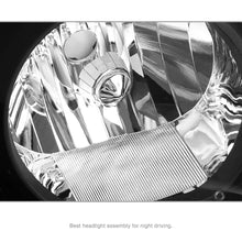 For 2003 2004 2005 2006 2007 2008 Toyota Corolla Black Headlight Amber Reflector