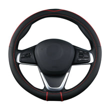 Car Steering Wheel Cover Carbon Fiber Leather Auto Non-slip Accessories 15"/38cm