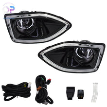 For Ford Edge 2015-2018 Pair Front Bumper Fog Lights Lamps Harness Switch Kit