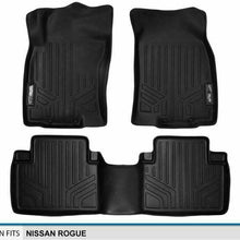 SMARTLINER 2 Row Liner Set Black for 2014-2020 Nissan Rogue