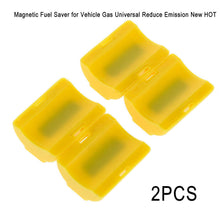 2 Pcs Magnetic Fuel Saver for Vehicle Gas Universal Reduce Emission Accessories