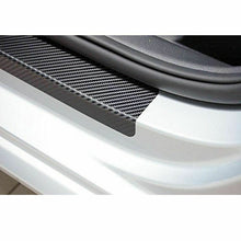 4X Car Stickers Carbon Fiber Door Sill Protector Scuff Plate Trim Accessories