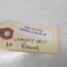 2003-2008 TOYOTA COROLLA OEM AC HOSE FROM COMPRESSOR TO FIREWALL