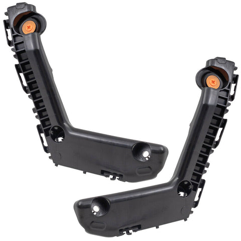 Pair Front Bumper Brackets for 17-19 Toyota Corolla Set Side Retainers Support
