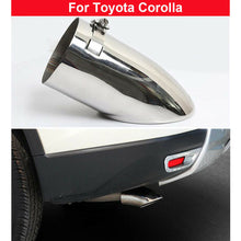 1pcs Silver Stainless Steel Exhaust Tail Muffler For Toyota Corolla 2014 -2020