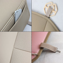 PU Leather Deluxe Car Driver Seat Cover Pad Protector Cushion Universal Beige WA