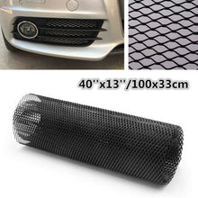 40''x13'' Black Aluminum Grille Net Hexagonal Mesh Grille Section For Car Bumper