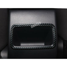 For Toyota Corolla 2019 2020 Carbon Fiber Style Rear Storage Box Cover Trim 2PCS