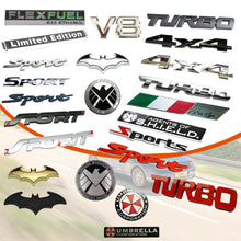 1x Car Auto Metal 3D Logo Emblem Badge Sticker Trunk Fender Decal Accessories